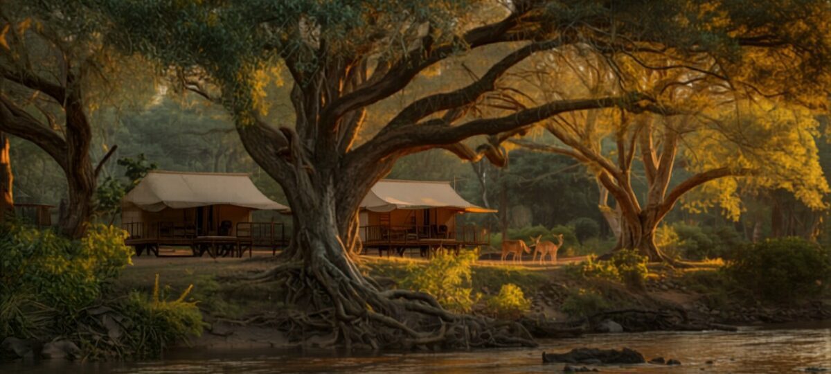 Sekenani River Camp accommodation setting in Maasai Mara, Kenya