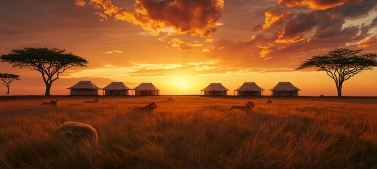 Simba Oryx Camp accommodation setting in Maasai Mara, Kenya
