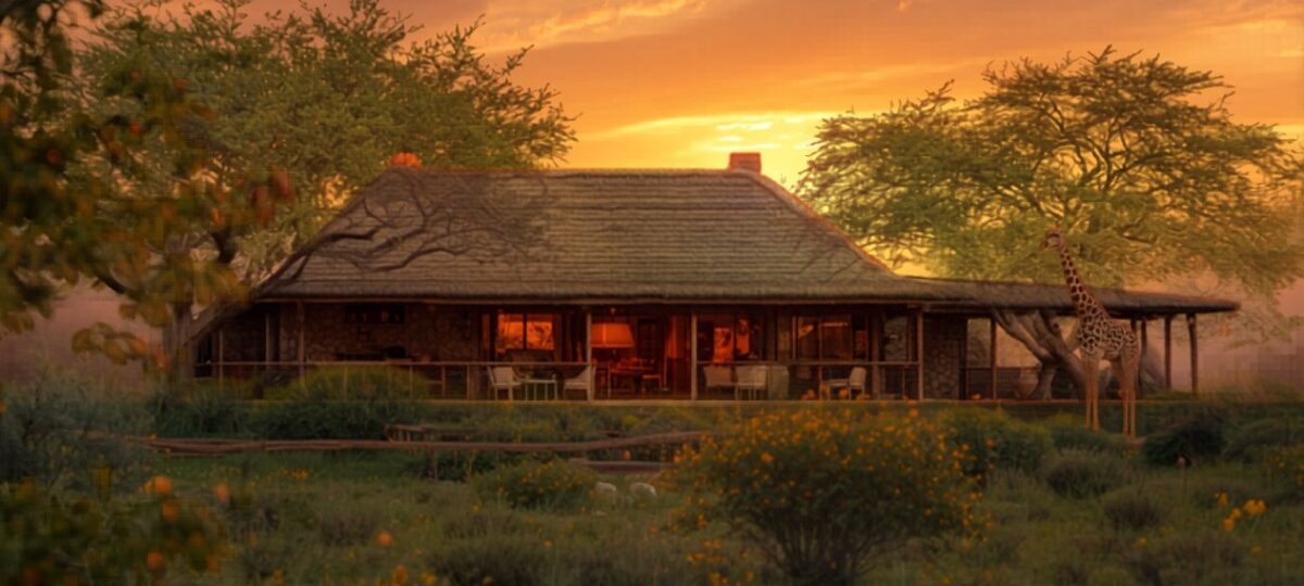 Topi House accommodation setting in Maasai Mara, Kenya
