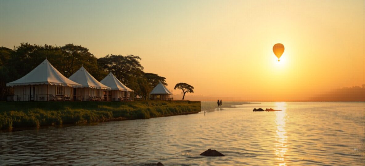 Wilderness Mara (fmr. Little Governors' Camp) accommodation setting in Maasai Mara, Kenya