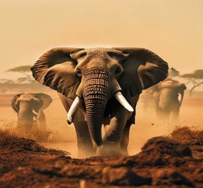 Tsavo West National Park Safari