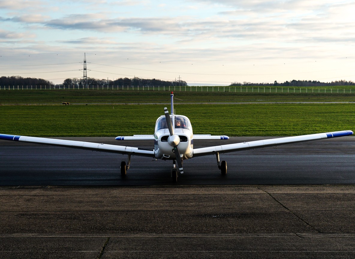 A small chartered aircraft used for short domestic transfers to Kenya's coast