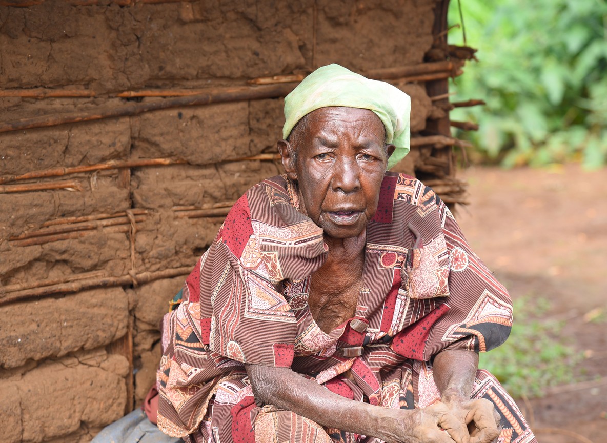 A Samburu elder in traditional beaded ornaments, representing the local communities that supply recruits for Kenya's community wildlife scout programs