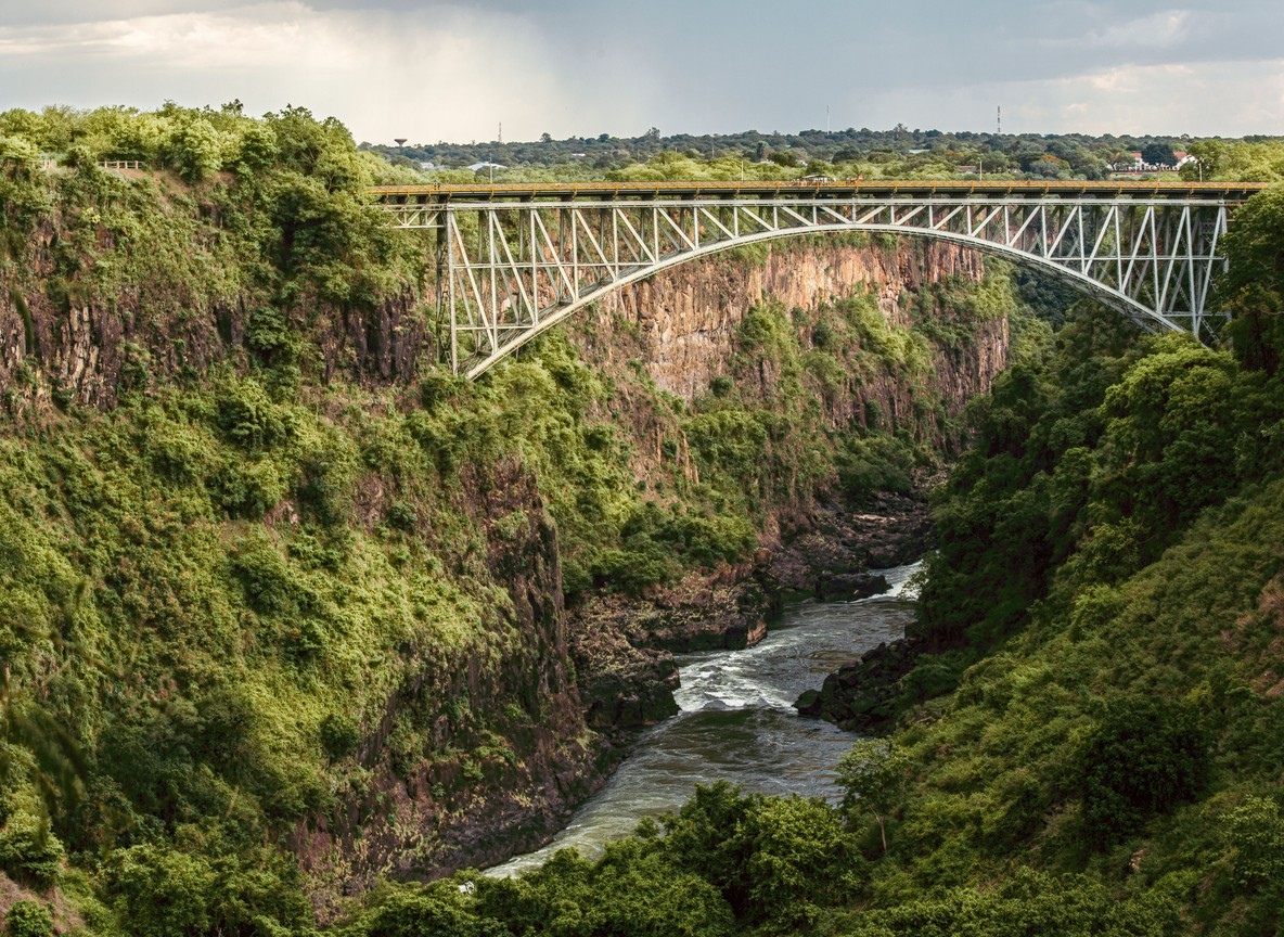 Lugard Falls and the Galana River through a rocky gorge in Tsavo, part of the landscape community wildlife scouts patrol