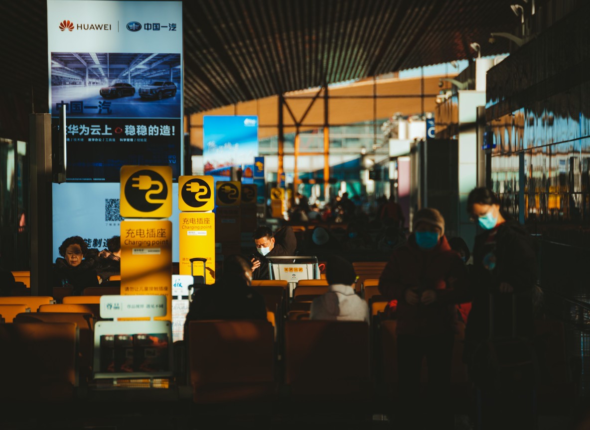 Passengers at JKIA immigration hall with digital eTA documents ready