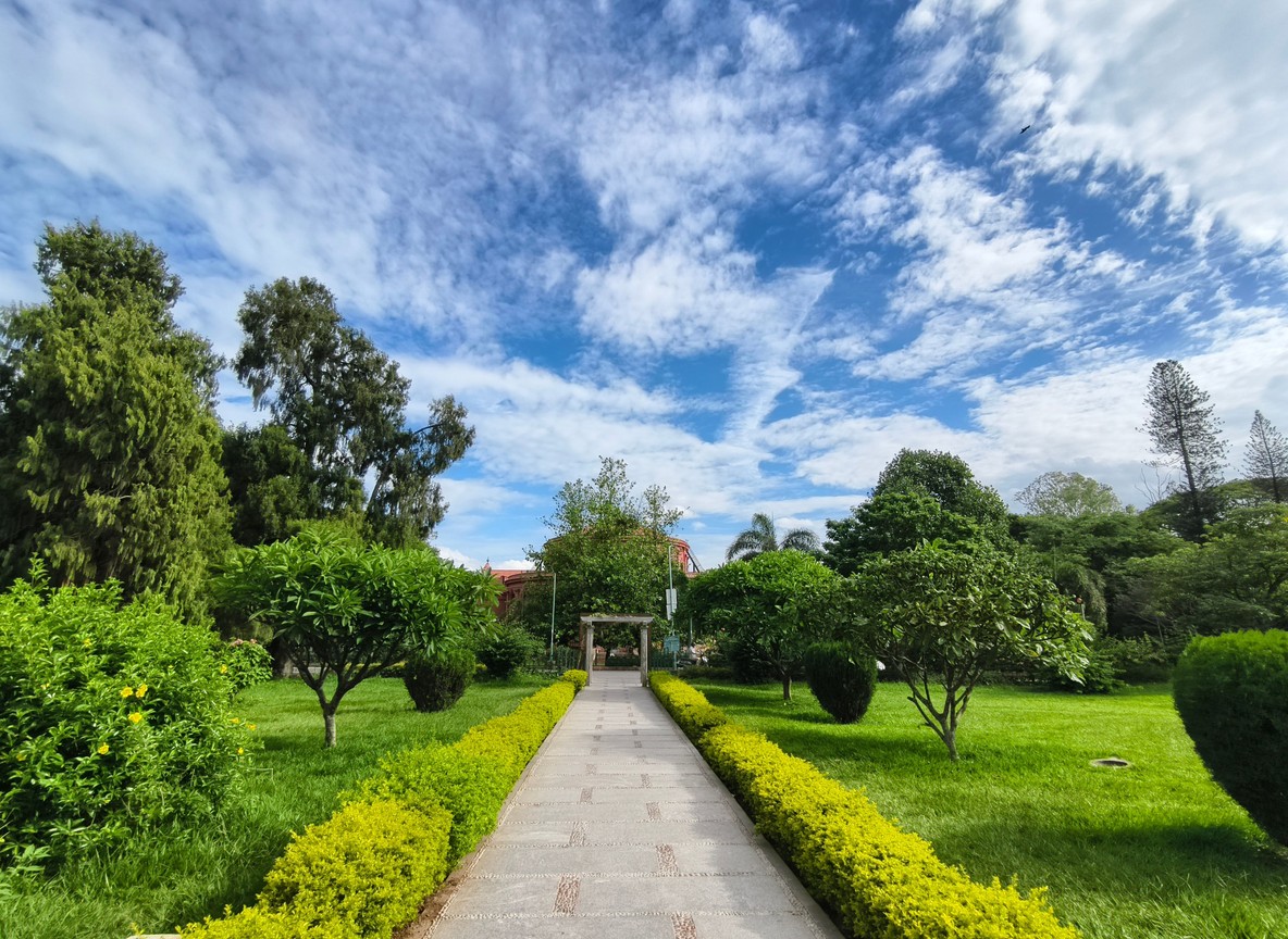 part of the museum grounds
